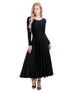 vestido de flamenca negro